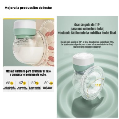 EXTRACTOR DE LECHE ELE CTRICO MANOS LIBRE W103 LUBABYCAS - 3