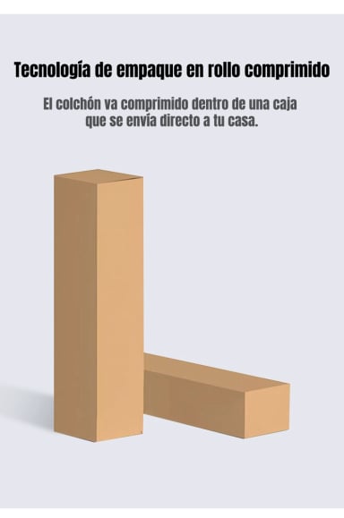 COLCHON 2 PLAZAS COMPRIMIDO LAND POCKET 150X200X30CM - 5