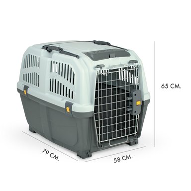 JAULA TRANSPORTADORA ACERO PERROS SKUDO 5 MPS 79 CM - 2