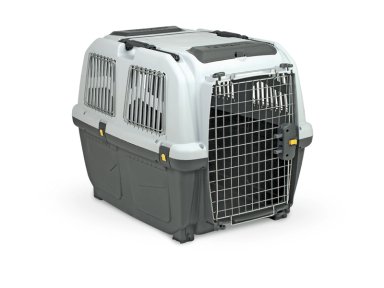 JAULA TRANSPORTADORA ACERO PERROS SKUDO 6 MPS 92 CM - 1