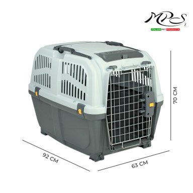 JAULA TRANSPORTADORA ACERO PERROS SKUDO 6 MPS 92 CM - 2