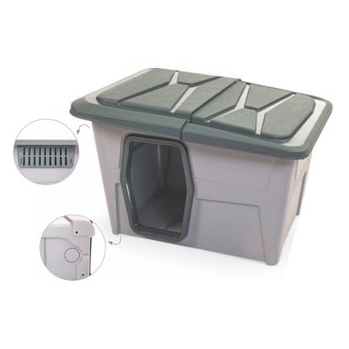CASA PERRO MPS MEDIANA BARAKA 93X73X60 CM - 2