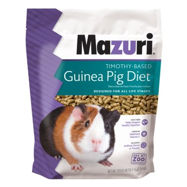 ALIMENTO SECO CONEJOS COBAYOS MAZURI 1 KG GUINEA TIMOTHY DIET - 1