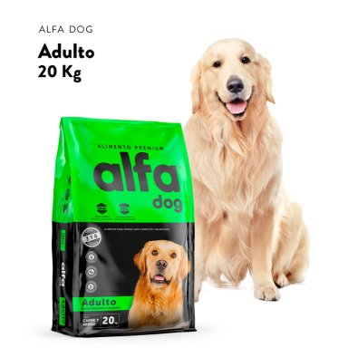 ALIMENTO SECO PERROS ADULTO ALFA DOG 20 KG PREMIUM - 3