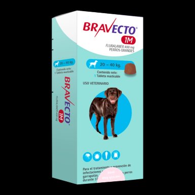 BRAVECTO PERROS 1M 400 MG (20-40 KG) - 1