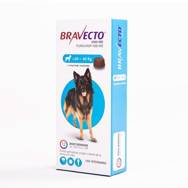 BRAVECTO PERROS 1M 400 MG (20-40 KG) - 2