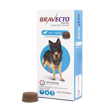 BRAVECTO PERROS 1M 400 MG (20-40 KG) - 3