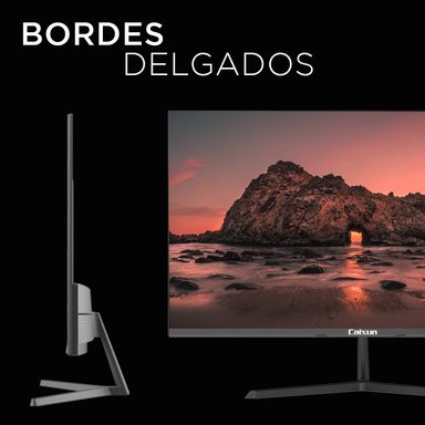 Monitor Oficina Caixun 22" FHD IPS 75 Hz VGA HDMI Negro C22X3F - 6