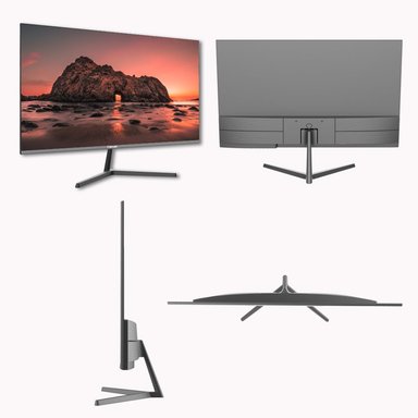 Monitor Oficina Caixun 22" FHD IPS 75 Hz VGA HDMI Negro C22X3F - 7