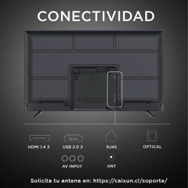 Smart TV Caixun LED 32" HD Google TV C32V1HG - 3
