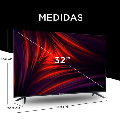 Smart TV Caixun LED 32" HD Google TV C32V1HG - 4