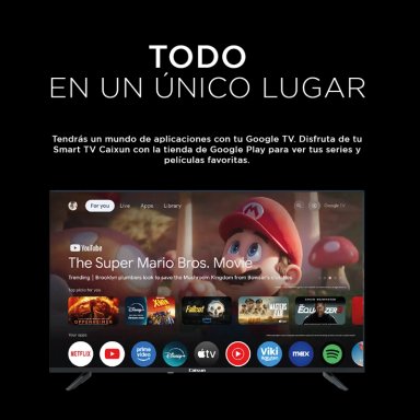 Smart TV Caixun LED 50" UHD 4K Google TV C50V1UG - 2