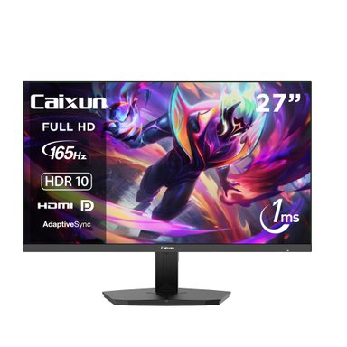 Monitor Gamer Plano Caixun 27" FHD IPS 165Hz sRGB120% HDMI DP C27F4F - 1