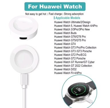 CARGADOR COMPATIBLE HUAWEIWATCH GT6 GT5 FIT 5 PRO 3-4 USB-C - 3