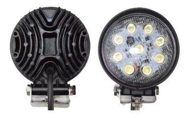 FOCO NEBLINERO AUTO REDONDO 12V - 24V CON ANCLAJES - 2