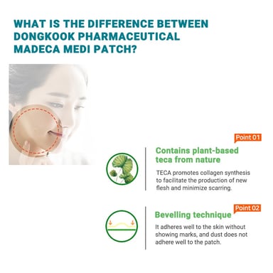 PARCHES ANTI ACNÉ TRATAMIENTO PARA GRANITOS DONGKOOK MADECA MEDI PATCH - COSMÉTICA COREANA - 2