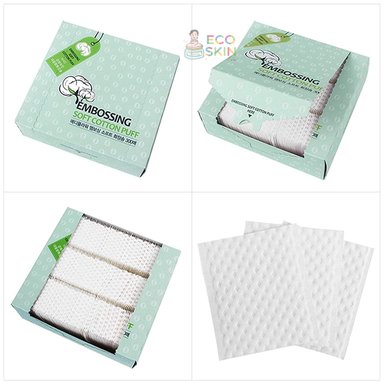 MEDI FLOWER PE TALOS DE ALGODON “EMBOSSING SOFT COTTON PUFF” - 2