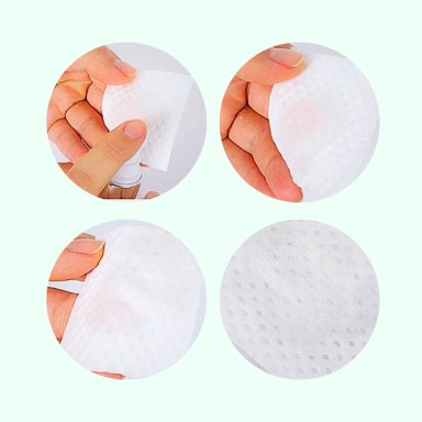 MEDI FLOWER PE TALOS DE ALGODON “EMBOSSING SOFT COTTON PUFF” - 5