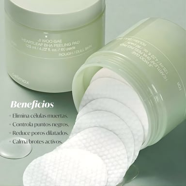 PARCHES EXFOLIANTES SUAVES DE HEARTLEAF CON ACIDO BHA - 60 UNIDADES - 4