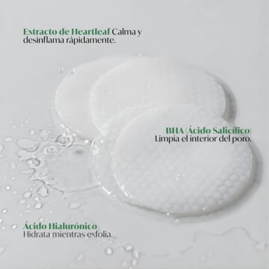 PARCHES EXFOLIANTES SUAVES DE HEARTLEAF CON ACIDO BHA - 60 UNIDADES - 5
