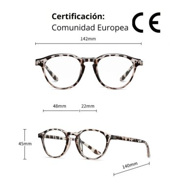 Lentes Filtro Luz Azul, Hombre, Mujer, Anteojos de Descanso Pantallas, Gafas Anti Blue Light - 6
