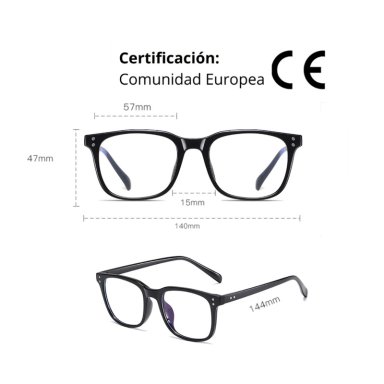 Lentes Filtro Luz Azul, Hombre, Mujer, Anteojos de Descanso Pantallas, Gafas Anti Blue Light - 6