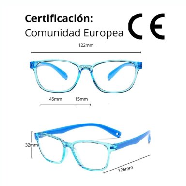 LENTES FILTRO LUZ AZUL NIÑOS, ANTEOJOS DE DESCANSO PROTECCION PANTALLAS ANTI BLUE LIGHT GAFAS - 3