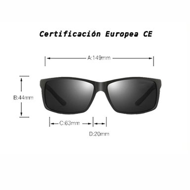 LENTES ANTEOJOS DE SOL POLARIZADO, HOMBRE TAHOE BLACK - 4