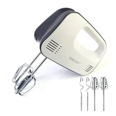 BATIDORA DE MANO ELECTRICA 400W 7V 2 PUNTAS CX-6618 SOKANY - 1