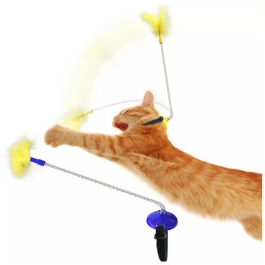 JUGUETE GATOS TELESCOPICO INTERACTIVO MASCOTAS - 1