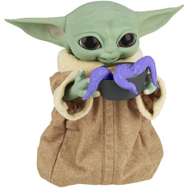 JUGUETE FIGURA DE ACCION BABY YODA INTERACTIVO STAR WARS HASBRO - 1