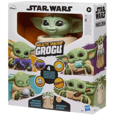 JUGUETE FIGURA DE ACCION BABY YODA INTERACTIVO STAR WARS HASBRO - 4