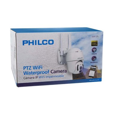 CAMARA DE SEGURIDAD IP WIFI HD 1080P BLANCO H265 PHILCO - 3