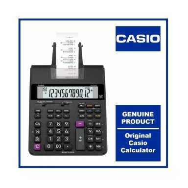CALCULADORA DE IMPRESION 21 FUNCIONES EN COLOR NEGRO HR-150RC-DC CASIO - 3