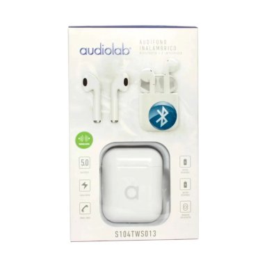 AUDÍFONOS AUDIOLAB TWS013 EARPOD BLUETOOTH BLANCO - 3