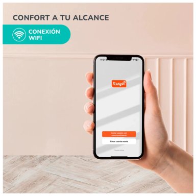 ESTUFA CALEFACTOR KENDAL PANEL CONVECTOR ELECTRICO 1500W WIFI LED BLANCO KPN-1500AL - 8