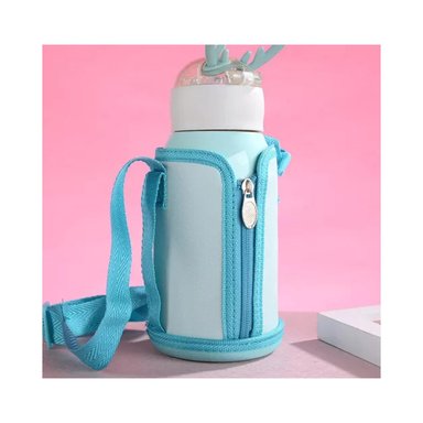 BOTELLA TOTALUPGRATE AGUA PORTÁTIL 500ML DINO KAWAII INFANTIL AZUL - 3