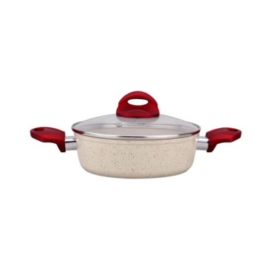 OLLA ARROCERA MARMOLEADA 26CM 4800ML ANTIADHERENTE ARTE ANDINO - 1