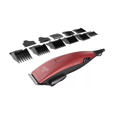 MÁQUINA CORTAPELO GAMA BARBA 24 ACCESORIOS ROJO GM562 3 VELOCIDADES - 5