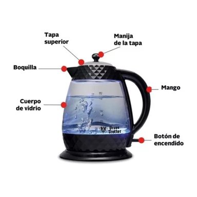 HERVIDOR ELECTRICO 1700ML VIDRIO UT-DIAMONDS17 URSUS TROTTER - 4