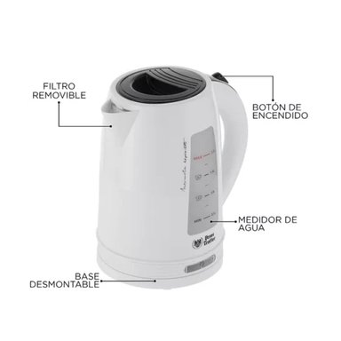 HERVIDOR ELECTRICO URSUS TROTTER 2000ML BLANCO UT-KLAR20PW - 5