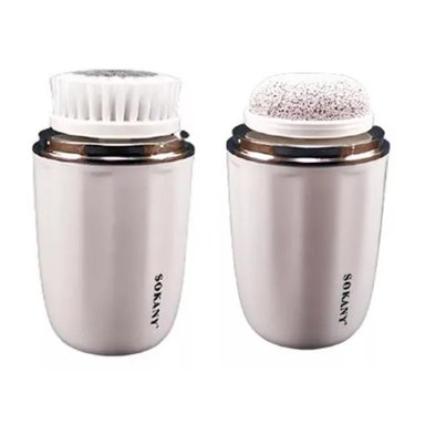 BROCHA LIMPIADORA FACIAL TOTALUPGRATE PVC CON ACCESORIOS RECARGABLE USB - 1