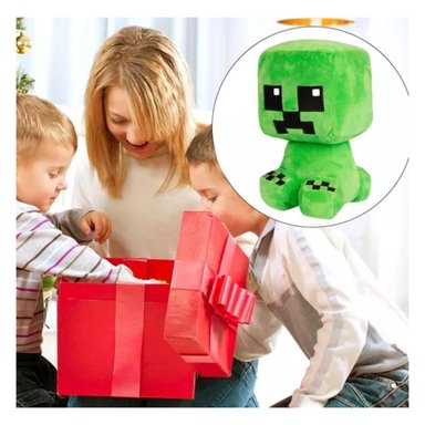 PELUCHE TOTALUPGRATE JUGUETE CREEPER 20 CM VERDE MINECRAFT INFANTIL - 3