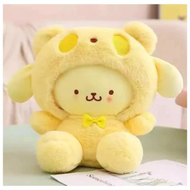 JUGUETE TOTALUPGRATE PELUCHE CINNAMOROL POMPOMPURIN AMARILLO 20 CM INFANTIL - 2