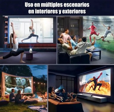PROYECTOR DE VIDEO SMART 4K ULTRA HD HOMECINEMA WIFI - 5