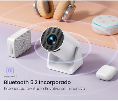 PROYECTOR DE VIDEO SMART 4K ULTRA HD HOMECINEMA WIFI - 10