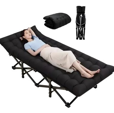 CAMA PORTATIL PLEGABLE RECLINABLE CON COLCHON DESMONTABLE - 3