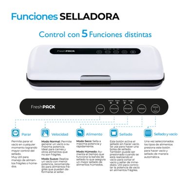 MAQUINA SELLADORA AL VACIO FRESHPACK SV100 - 4