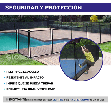 REJA DE SEGURIDAD PARA PISCINA 122CM X 366CM - 6