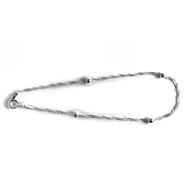 PULSERA ANDREA COGGIOLA JOYAS BOLITAS PLATA FINA 925 - 2